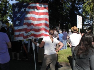 Occupy Petaluma - American Flag