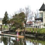 Cavanaugh Landing and The River House, from across the river.