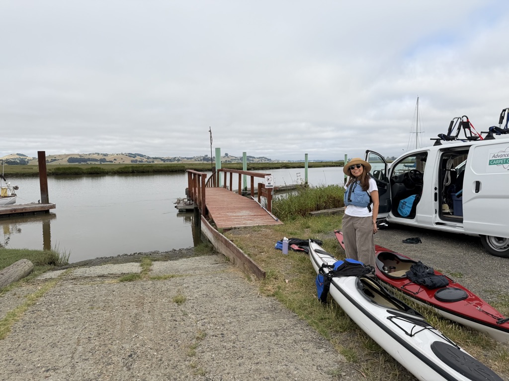 kayaking the Petaluma River